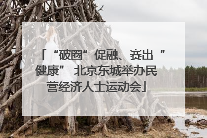 “破圈”促融、赛出“健康” 北京东城举办民营经济人士运动会