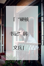 “硬核书记”韩文兵