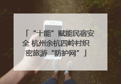 “十能”赋能民宿安全 杭州余杭四岭村织密旅游“防护网”