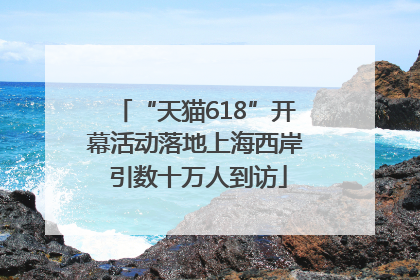 “天猫618”开幕活动落地上海西岸 引数十万人到访