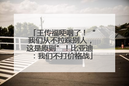 王传福哽咽了！“我们从不拉踩别人，这是原则”！比亚迪：我们不打价格战
