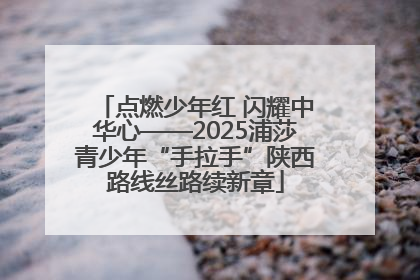 点燃少年红 闪耀中华心——2025浦莎青少年“手拉手”陕西路线丝路续新章