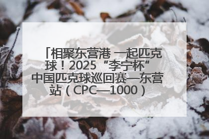 相聚东营港 一起匹克球！2025“李宁杯”中国匹克球巡回赛—东营站（CPC—1000）暨“好运山东”黄河口匹克球公开赛落幕