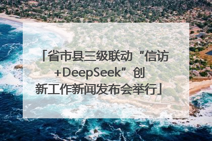 省市县三级联动“信访+DeepSeek”创新工作新闻发布会举行