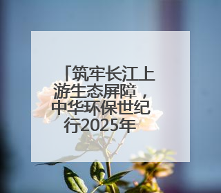 筑牢长江上游生态屏障，中华环保世纪行2025年宣传活动在四川启动