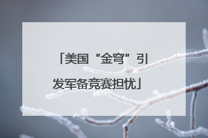 美国“金穹”引发军备竞赛担忧