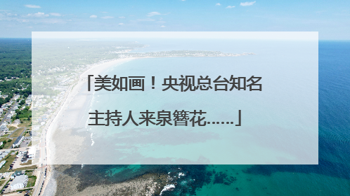 美如画！央视总台知名主持人来泉簪花……