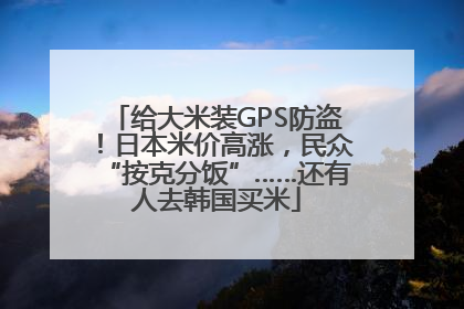 给大米装GPS防盗！日本米价高涨，民众“按克分饭”……还有人去韩国买米