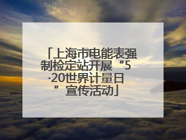上海市电能表强制检定站开展“5·20世界计量日”宣传活动