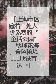 上海市区藏着一处人少免费的“童话公园”！绣球花海、金色秘境……地铁直达→