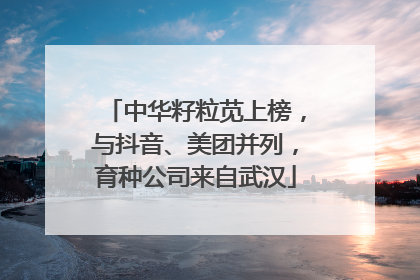 中华籽粒苋上榜，与抖音、美团并列，育种公司来自武汉