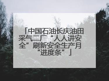 中国石油长庆油田采气二厂“人人讲安全”刷新安全生产月“进度条”