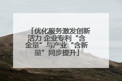 优化服务激发创新活力 企业专利“含金量”与产业“含新量”同步提升
