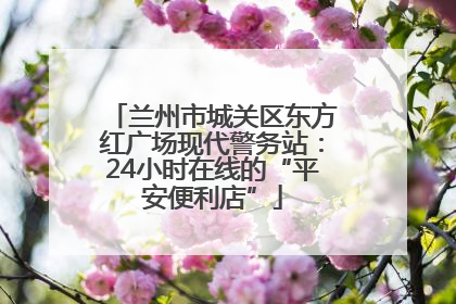 兰州市城关区东方红广场现代警务站：24小时在线的“平安便利店”