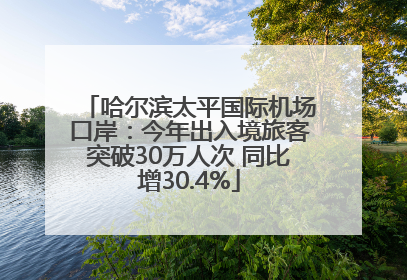 哈尔滨太平国际机场口岸：今年出入境旅客突破30万人次 同比增30.4%