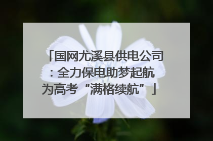 国网尤溪县供电公司：全力保电助梦起航 为高考“满格续航”