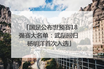 国足公布世预赛18强赛大名单：武磊回归 杨明洋首次入选
