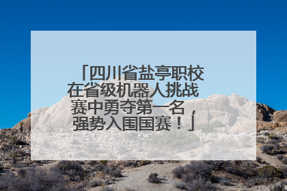 四川省盐亭职校在省级机器人挑战赛中勇夺第一名，强势入围国赛！