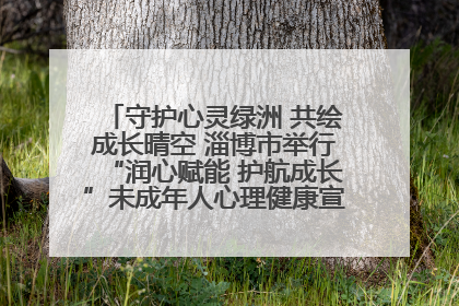守护心灵绿洲 共绘成长晴空 淄博市举行“润心赋能 护航成长”未成年人心理健康宣传教育主题活动
