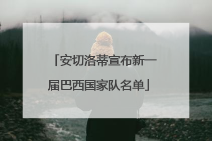 安切洛蒂宣布新一届巴西国家队名单