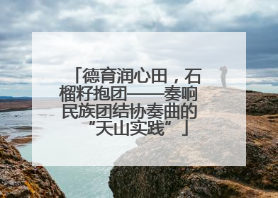 德育润心田，石榴籽抱团——奏响民族团结协奏曲的“天山实践”