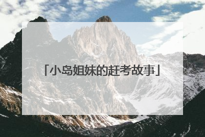 小岛姐妹的赶考故事