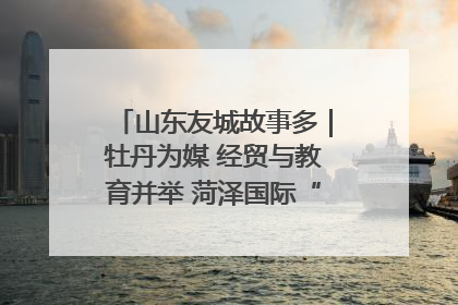 山东友城故事多｜牡丹为媒 经贸与教育并举 菏泽国际“朋友圈”扩容升级
