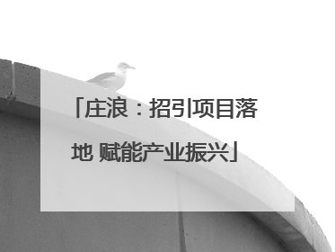 庄浪：招引项目落地 赋能产业振兴