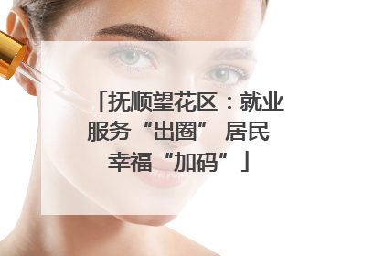 抚顺望花区：就业服务“出圈” 居民幸福“加码”
