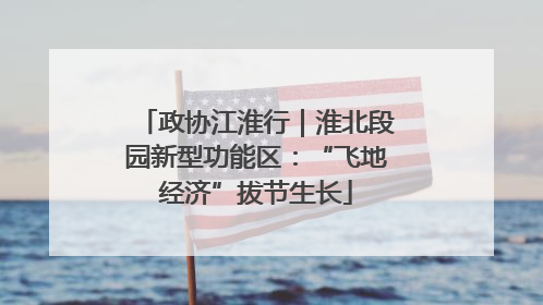 政协江淮行｜淮北段园新型功能区：“飞地经济”拔节生长