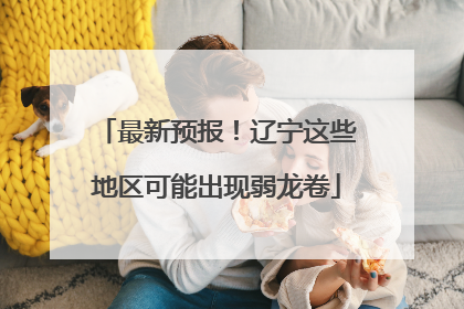 最新预报！辽宁这些地区可能出现弱龙卷