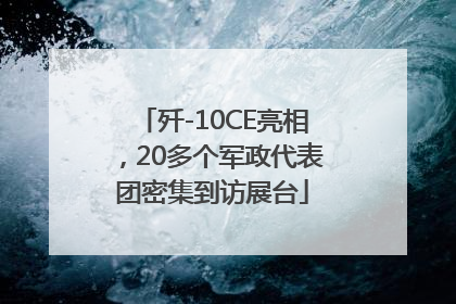 歼-10CE亮相，20多个军政代表团密集到访展台