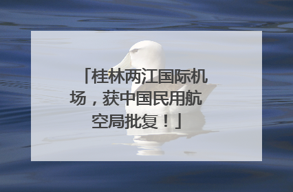 桂林两江国际机场，获中国民用航空局批复！