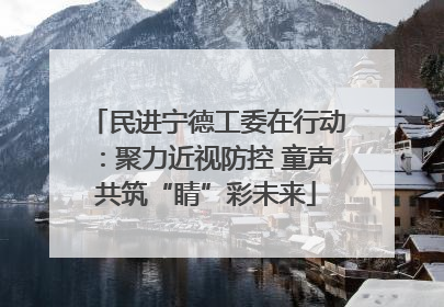 民进宁德工委在行动：聚力近视防控 童声共筑“睛”彩未来