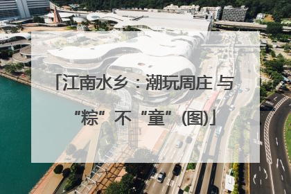 江南水乡：潮玩周庄 与“粽”不“童”(图)