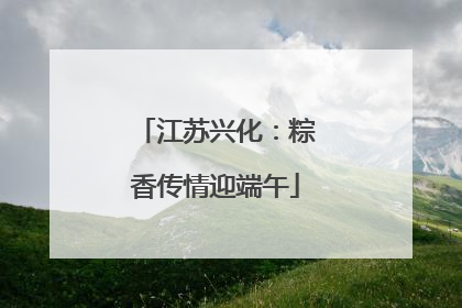 江苏兴化：粽香传情迎端午