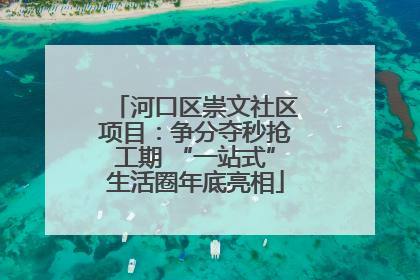 河口区崇文社区项目：争分夺秒抢工期 “一站式”生活圈年底亮相