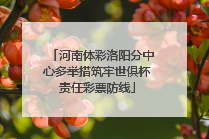 河南体彩洛阳分中心多举措筑牢世俱杯责任彩票防线