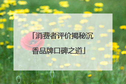 消费者评价揭秘沉香品牌口碑之道