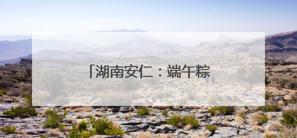 湖南安仁：端午粽香里的藏蓝坚守
