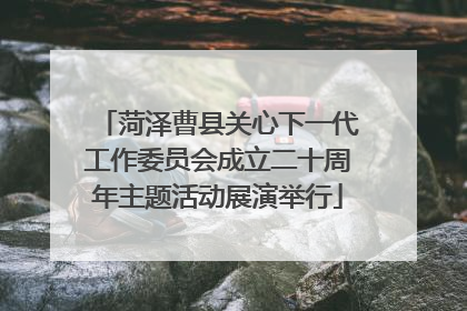 菏泽曹县关心下一代工作委员会成立二十周年主题活动展演举行