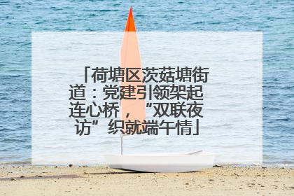 荷塘区茨菇塘街道：党建引领架起连心桥，“双联夜访”织就端午情