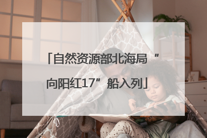 自然资源部北海局“向阳红17”船入列