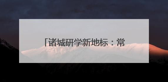 诸城研学新地标：常山脚下非遗一条街