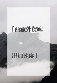 西藏外贸跑出加速度