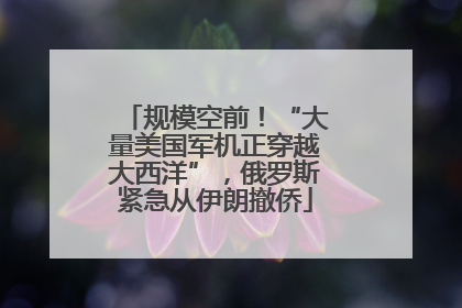 规模空前！“大量美国军机正穿越大西洋”，俄罗斯紧急从伊朗撤侨