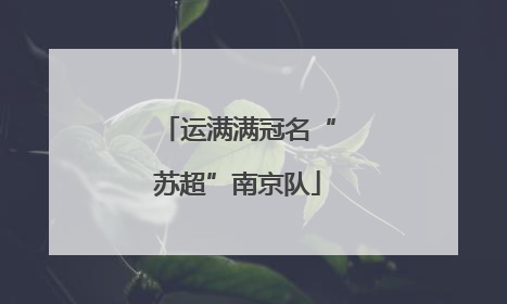 运满满冠名“苏超”南京队