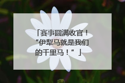赛事圆满收官！“伊犁马就是我们的千里马！”