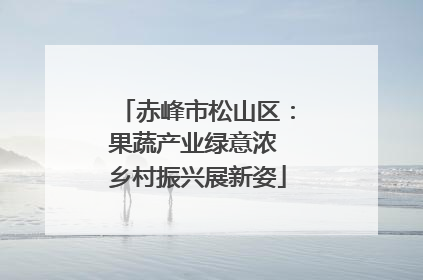 赤峰市松山区：果蔬产业绿意浓 乡村振兴展新姿