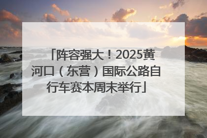 阵容强大！2025黄河口（东营）国际公路自行车赛本周末举行